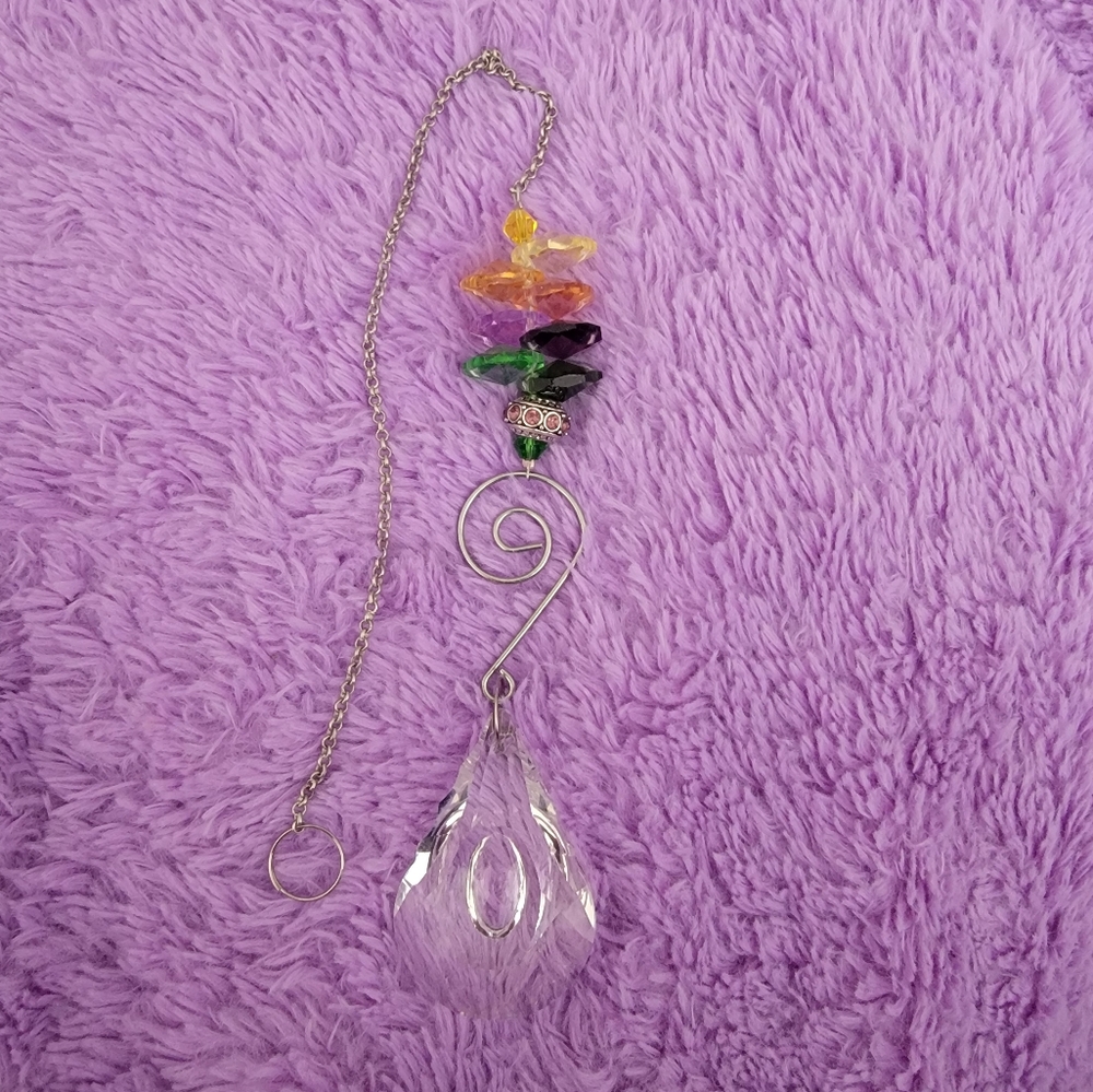 Multicolor Crystal Pendant For Home Or Car